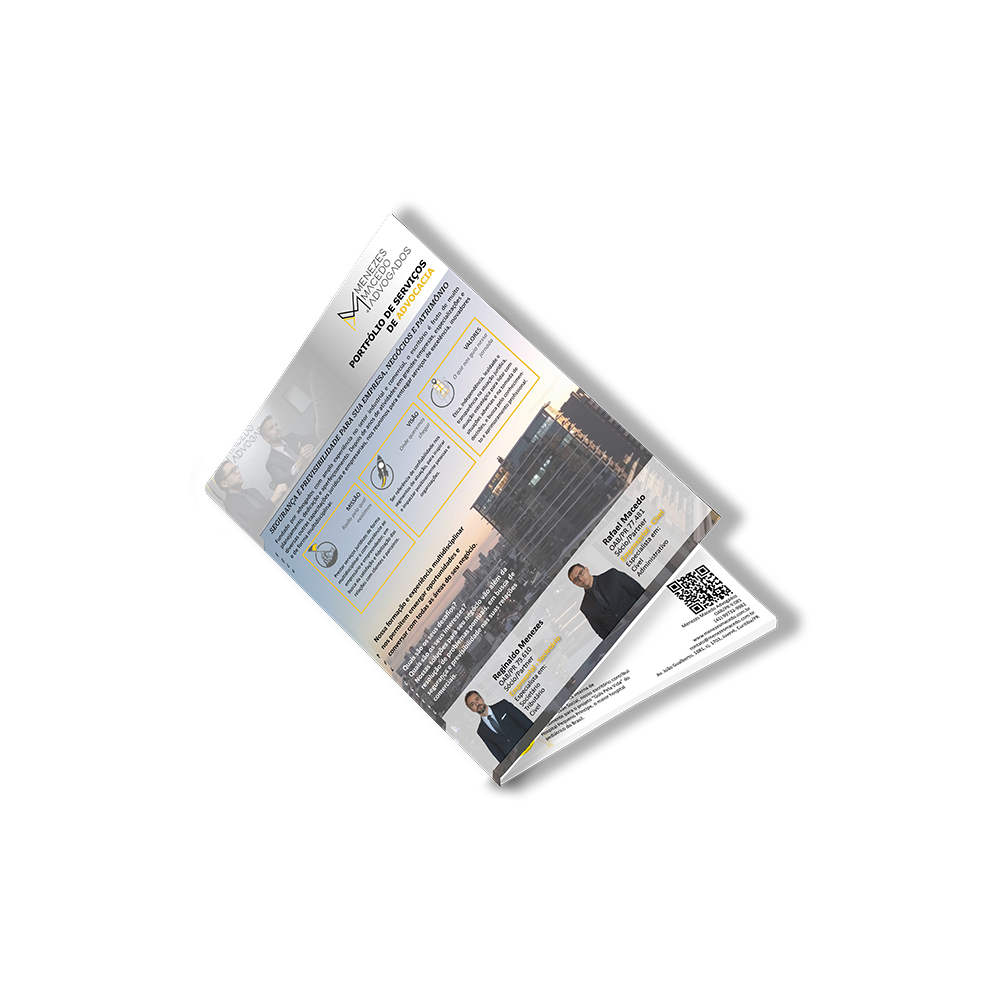 Mockup portfólio aberto